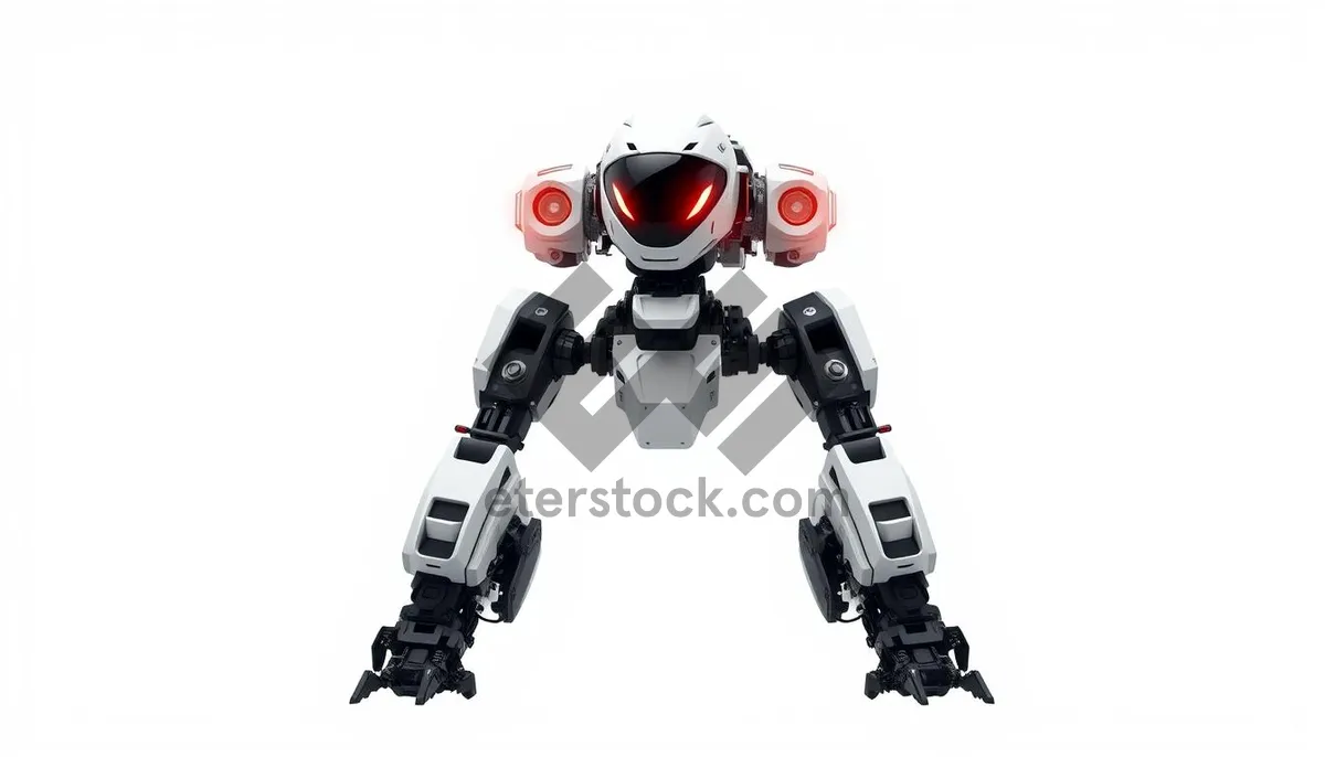 Picture of Cute futuristic man character in 3D render.