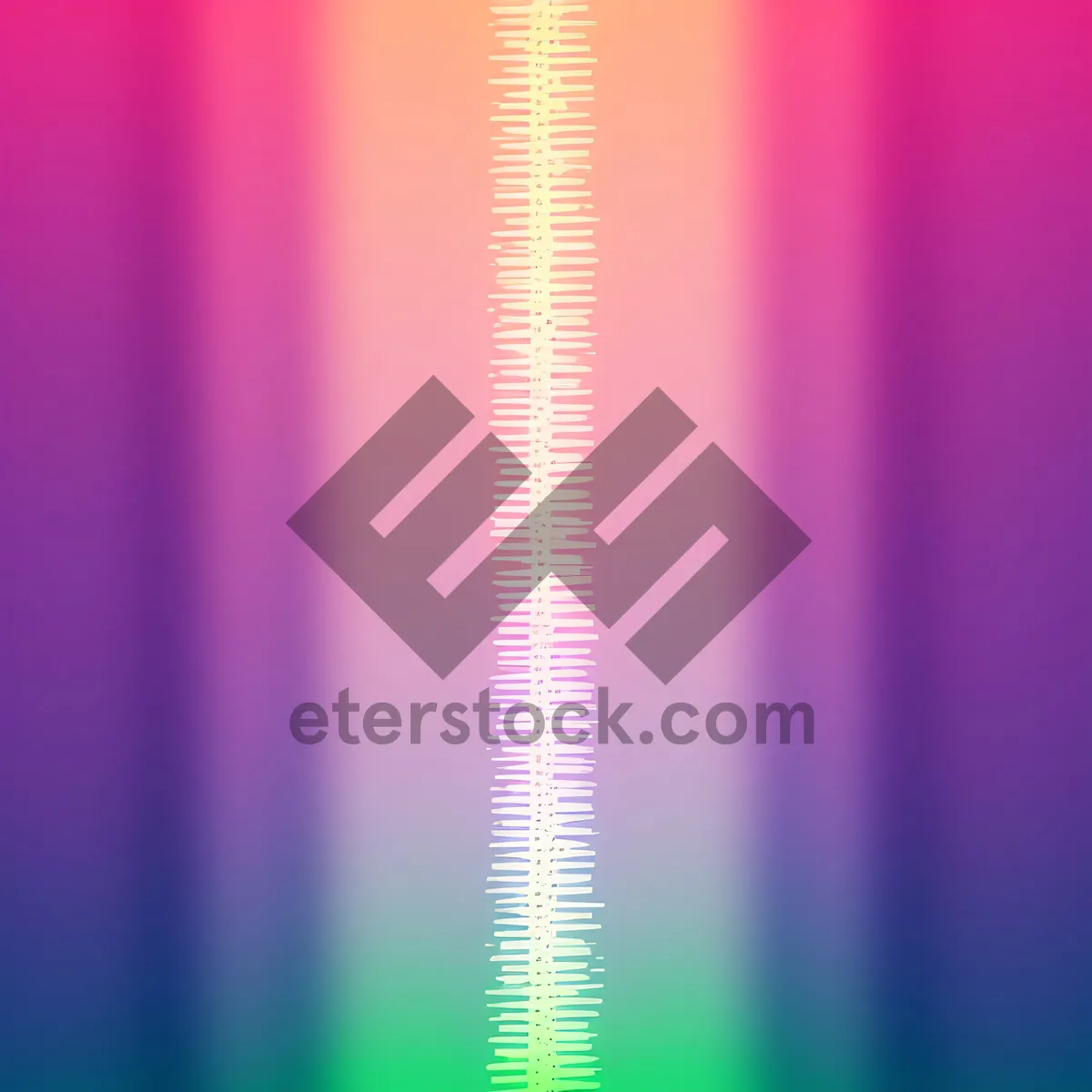 Picture of Vibrant Rainbow Fractal Motion Art