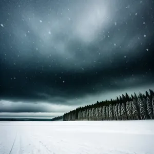 Winter Wonderland: Majestic Snow-Covered Landscape