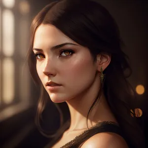 Smashing Beauty in Fashion Portrait