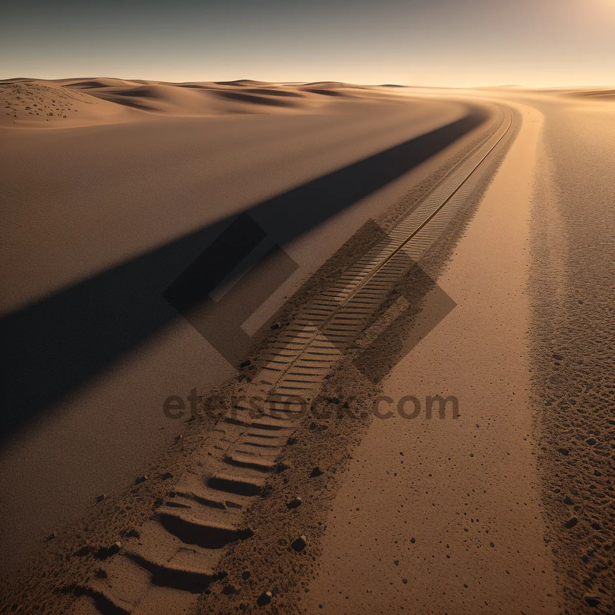 Picture of Sandy Dune Landscape in the Desert