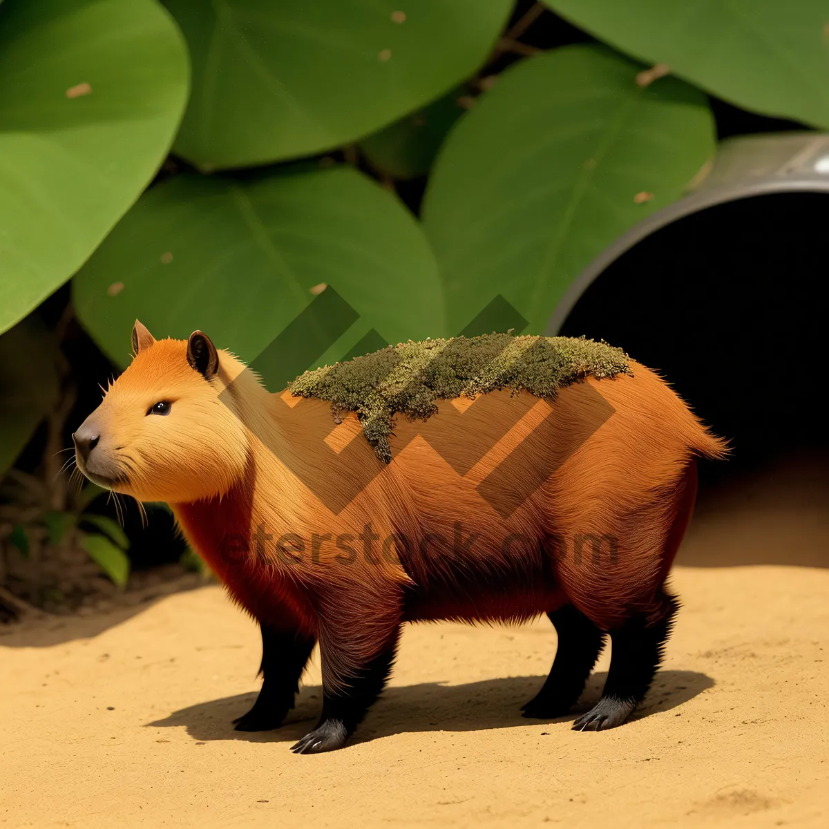 Picture of Wildlife Elephant in Safari Park.