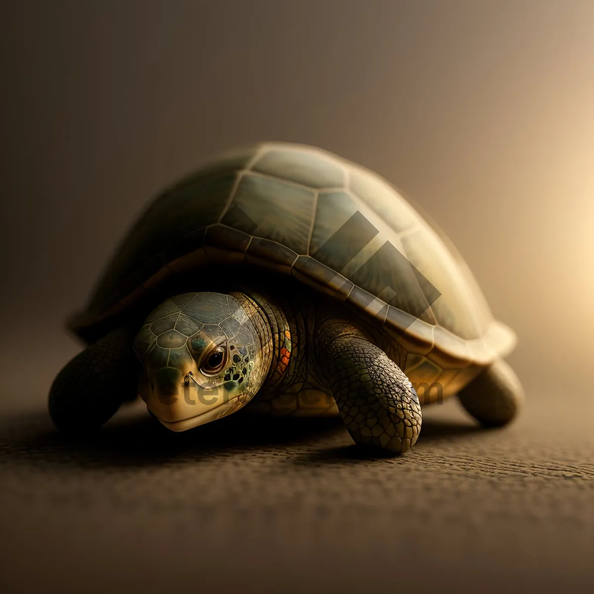 Picture of Slow and Steady: Adorable Terrapin with Protective Shell