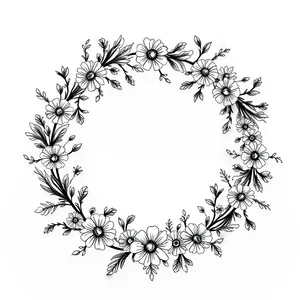 Winter Wonder Snowflake Design Decor Element