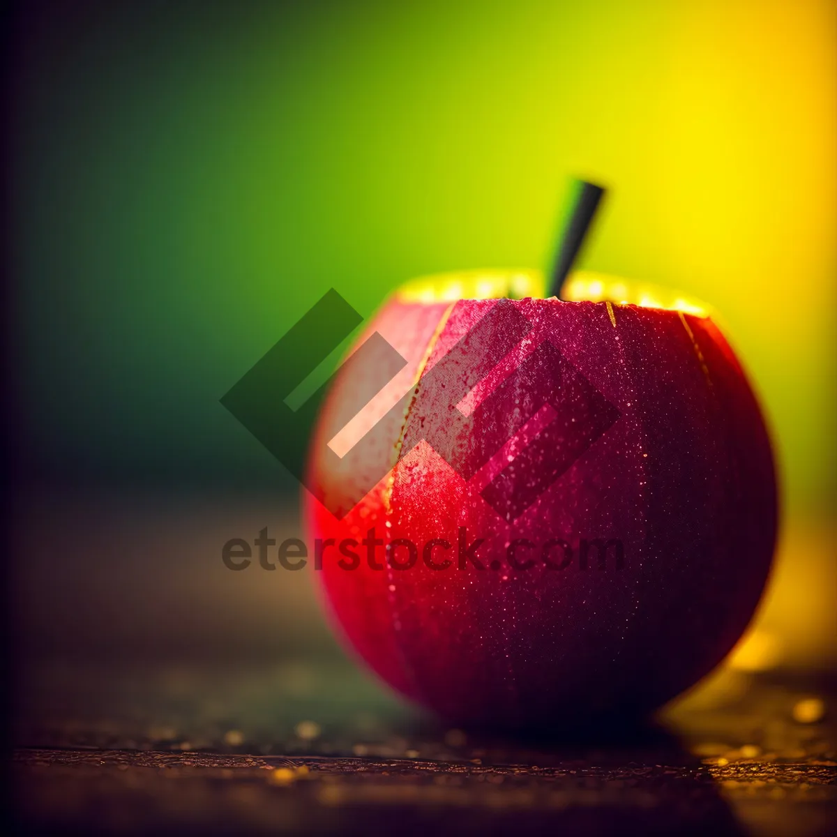 Picture of Juicy Red Delicious Apple - Healthy and Fresh Fruit Snack