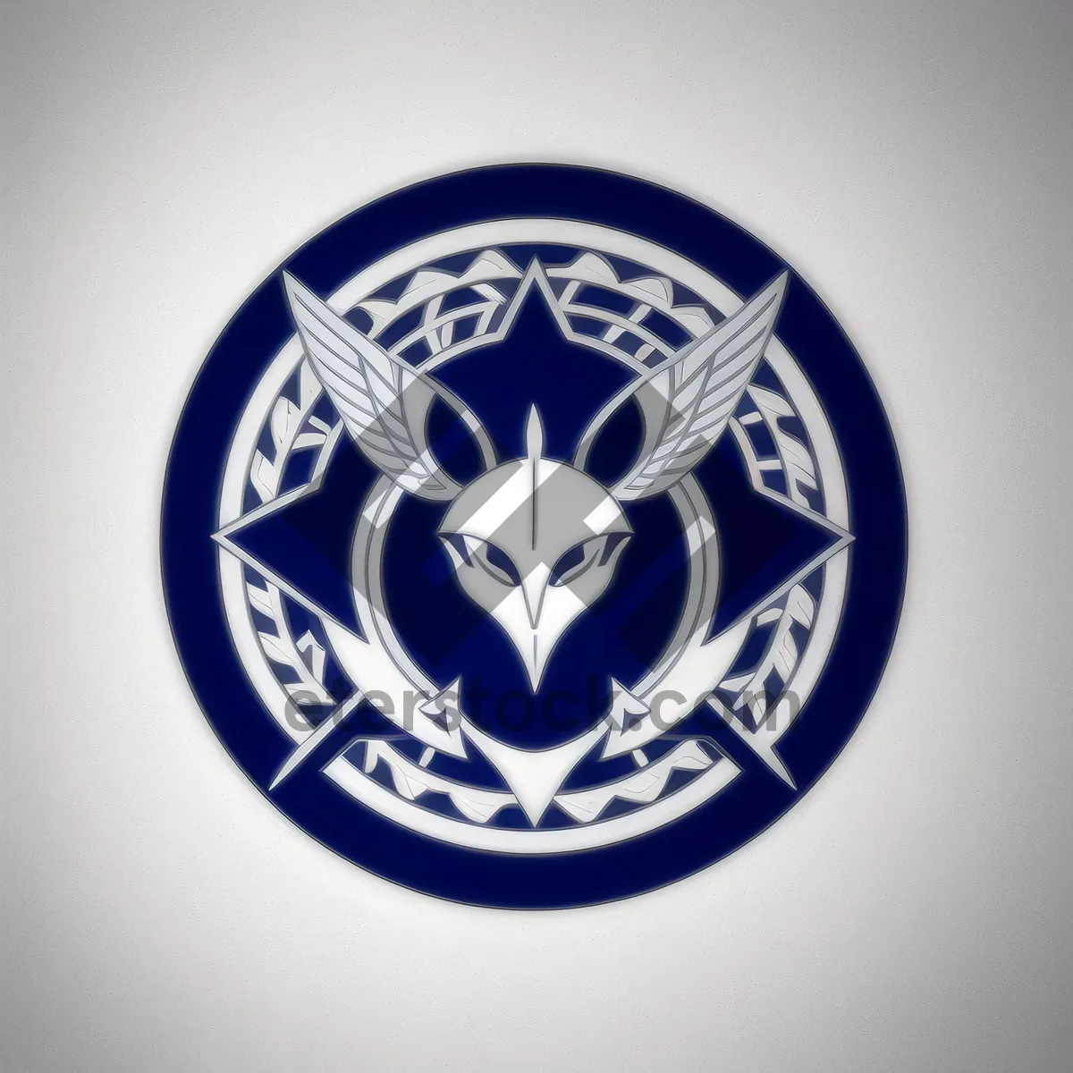 Picture of Round metallic globe icon on black background