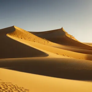 Morocco's Fiery Sands: Majestic Dunes under the Hot Sun