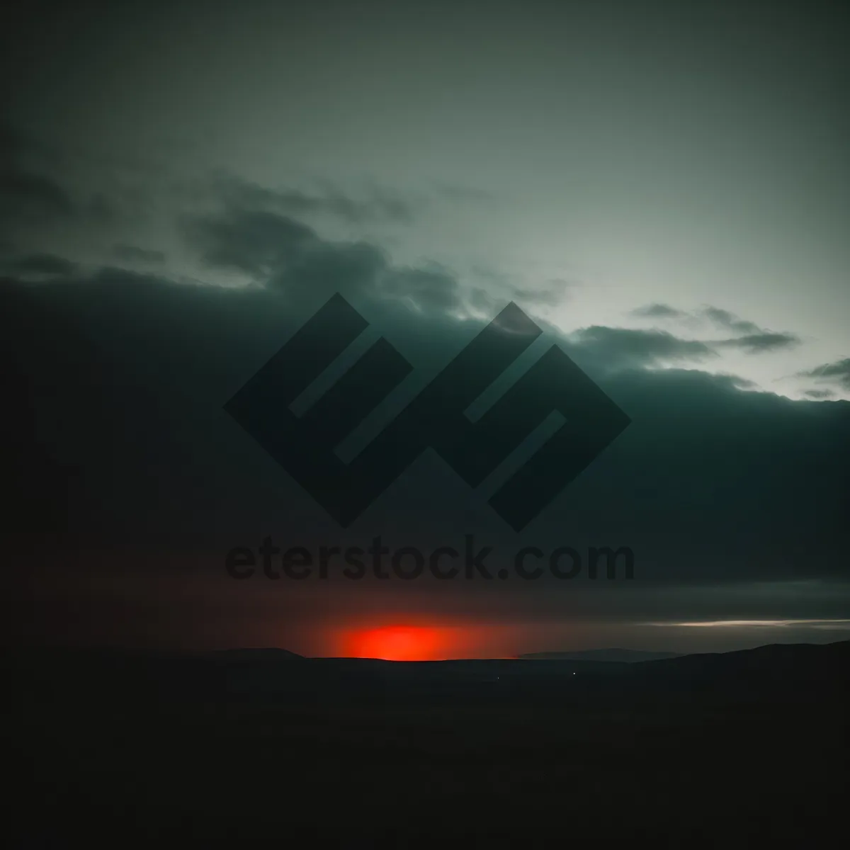 Picture of Serenity at Twilight: A Majestic Mountain Sunrise