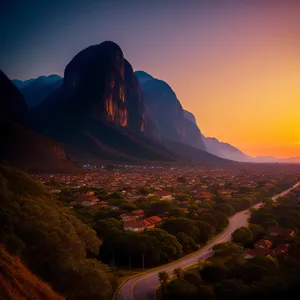 Sunset Over Grand Canyon's Majestic Landscape