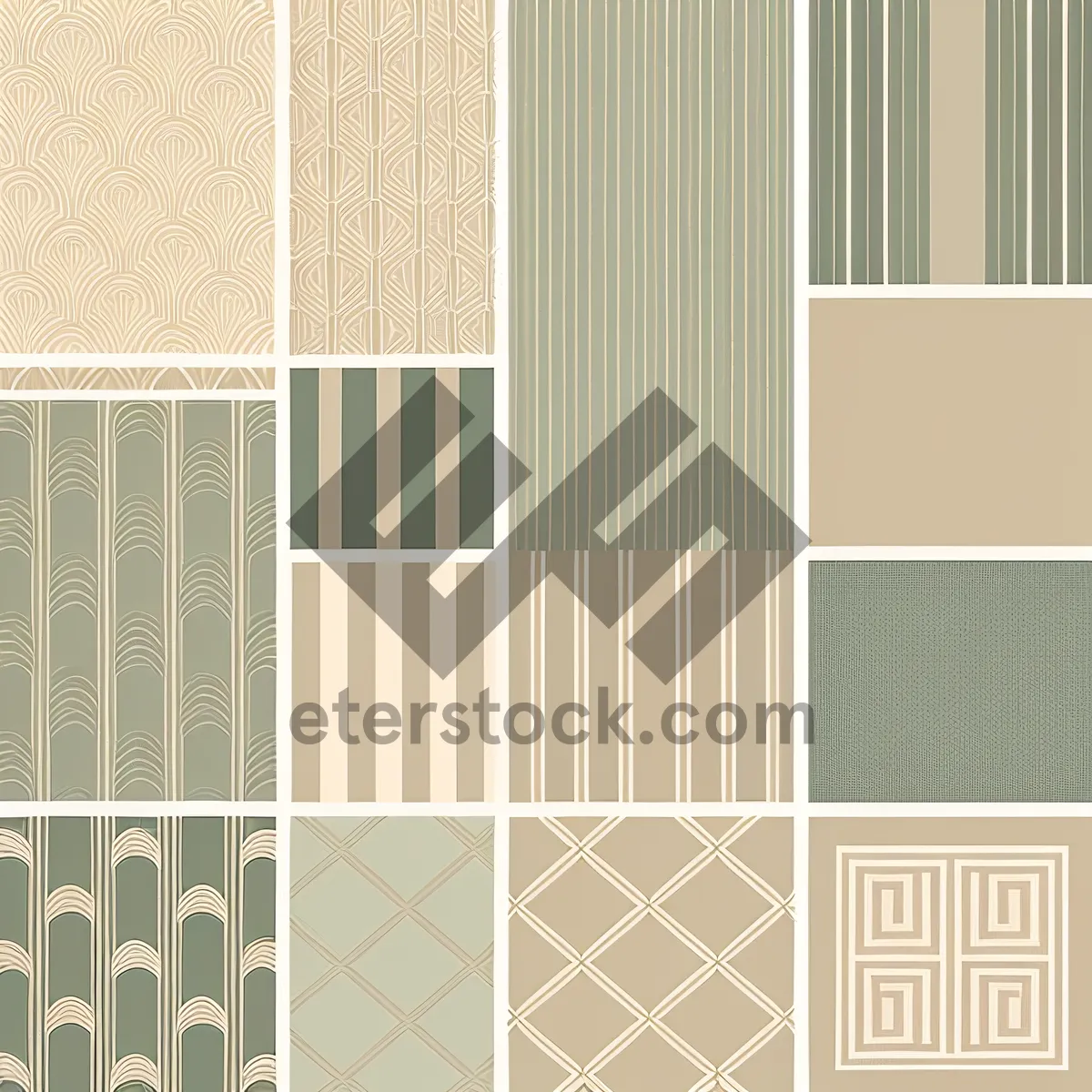 Picture of Checkered Retro Frame Design Texture