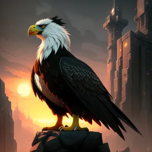 Majestic Bald Eagle in Full Flight