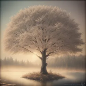Frosty Winter Wonderland: Majestic Snow-Covered Forest