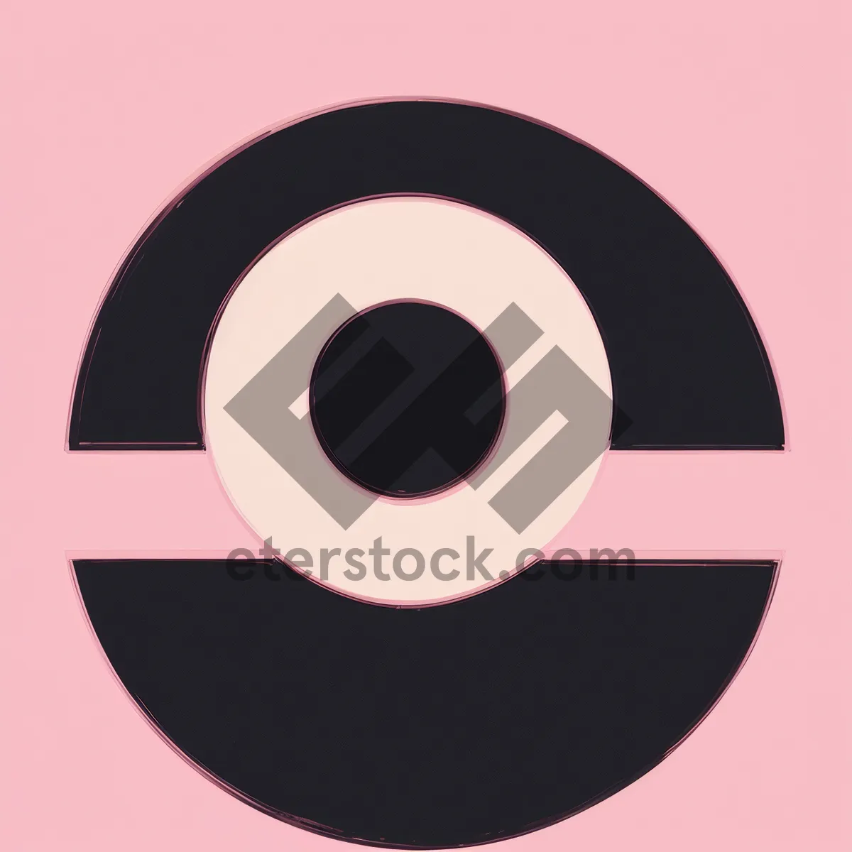 Picture of Shiny Black Music Disk Circle Icon