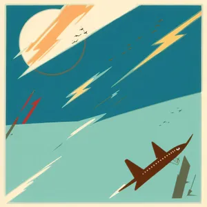 Dynamic Business Jet Symbol