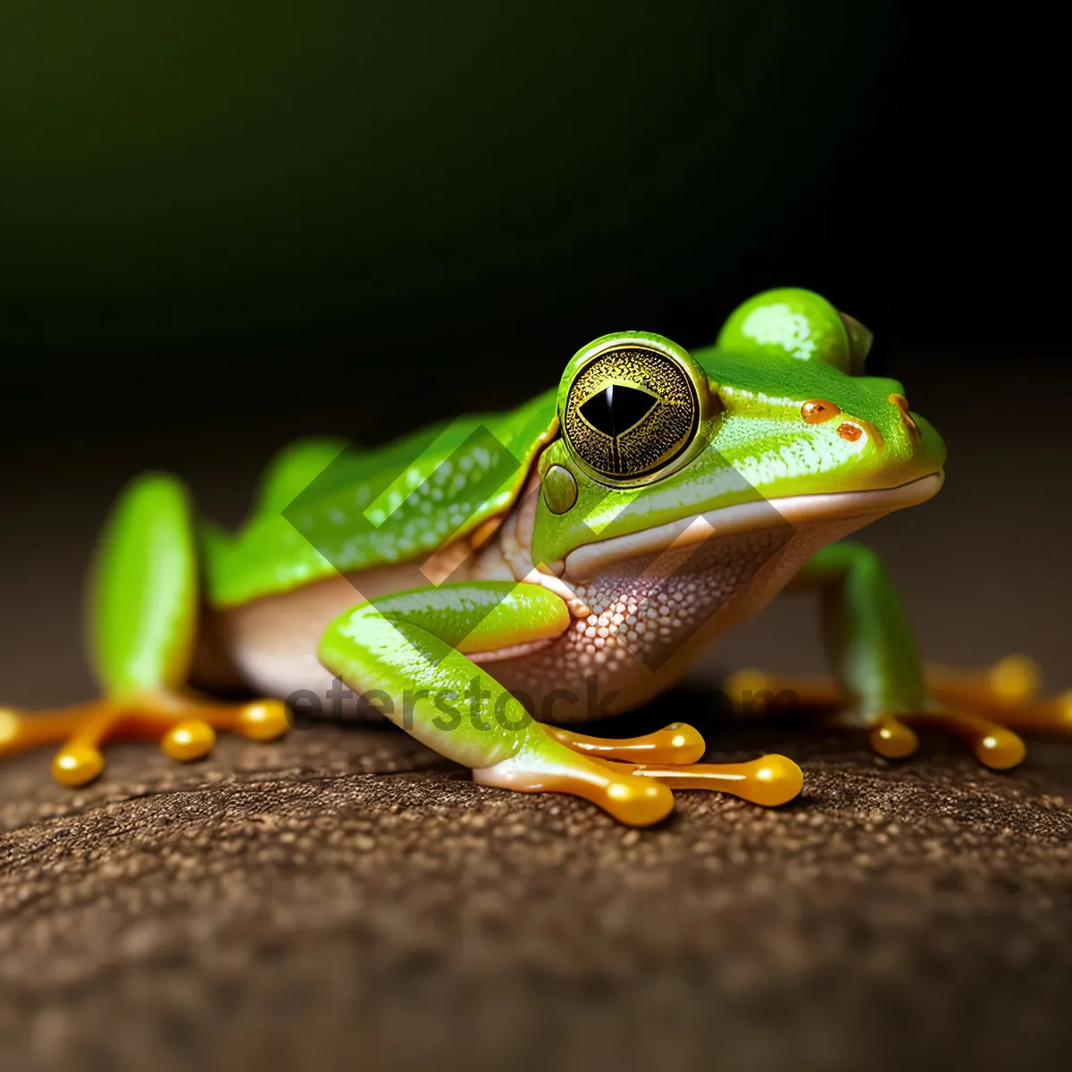 Picture of Colorful Eyed Tree Frog in the Wild