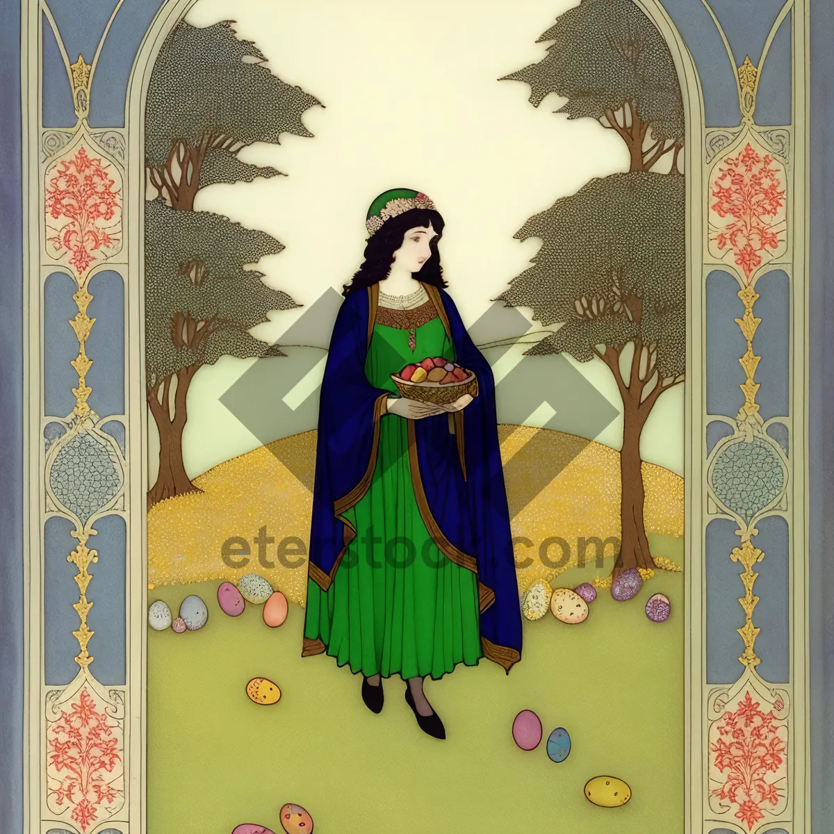 Picture of Elegant Religious Bookmark with Gown-inspired Design