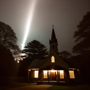 Sky-high Cathedral: Historic Landmark Towering in City