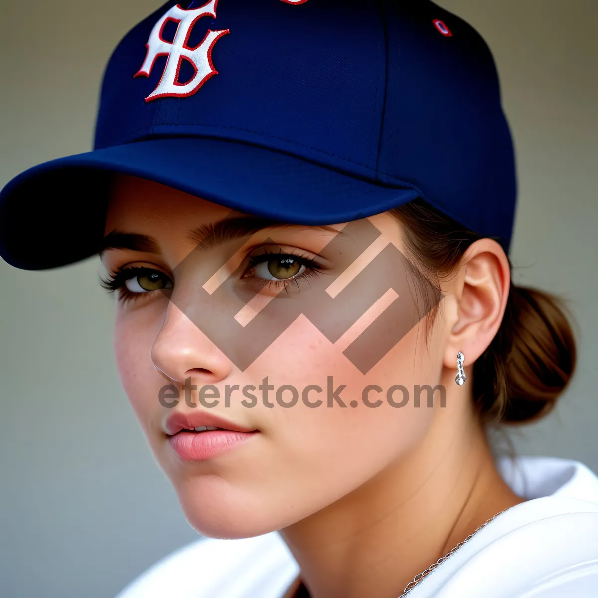 Picture of Smiling Architect in Professional Work Helmet