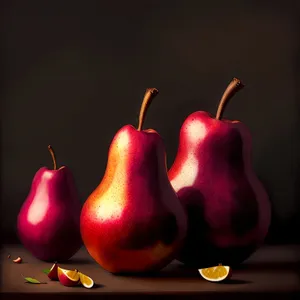 Fresh and Juicy Pear: Delicious and Nutritious Edible Fruit.