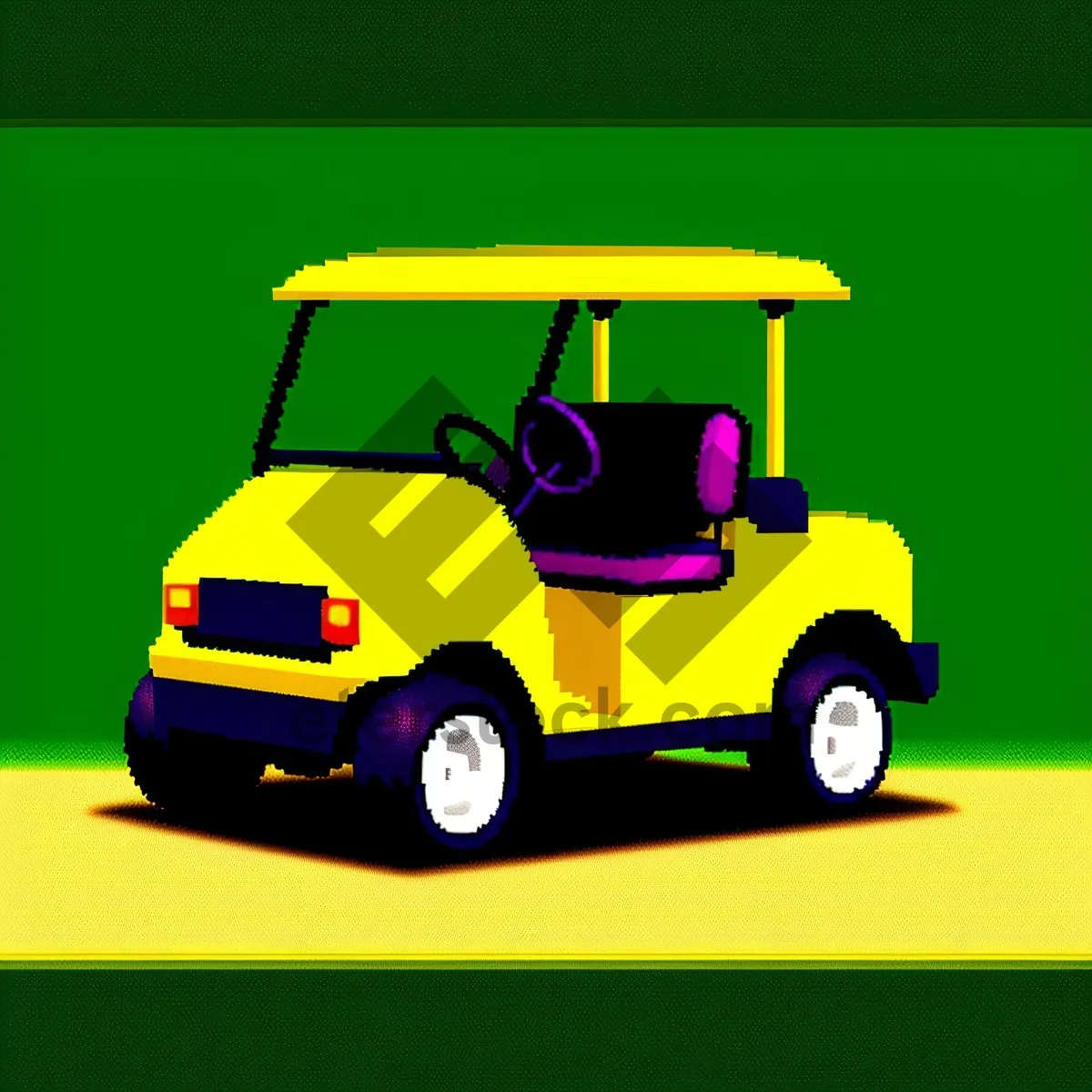 Picture of Cartoon Car and Bus Transportation Contestant