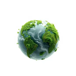 Earth Globe Icon for Global Geography Design Concept