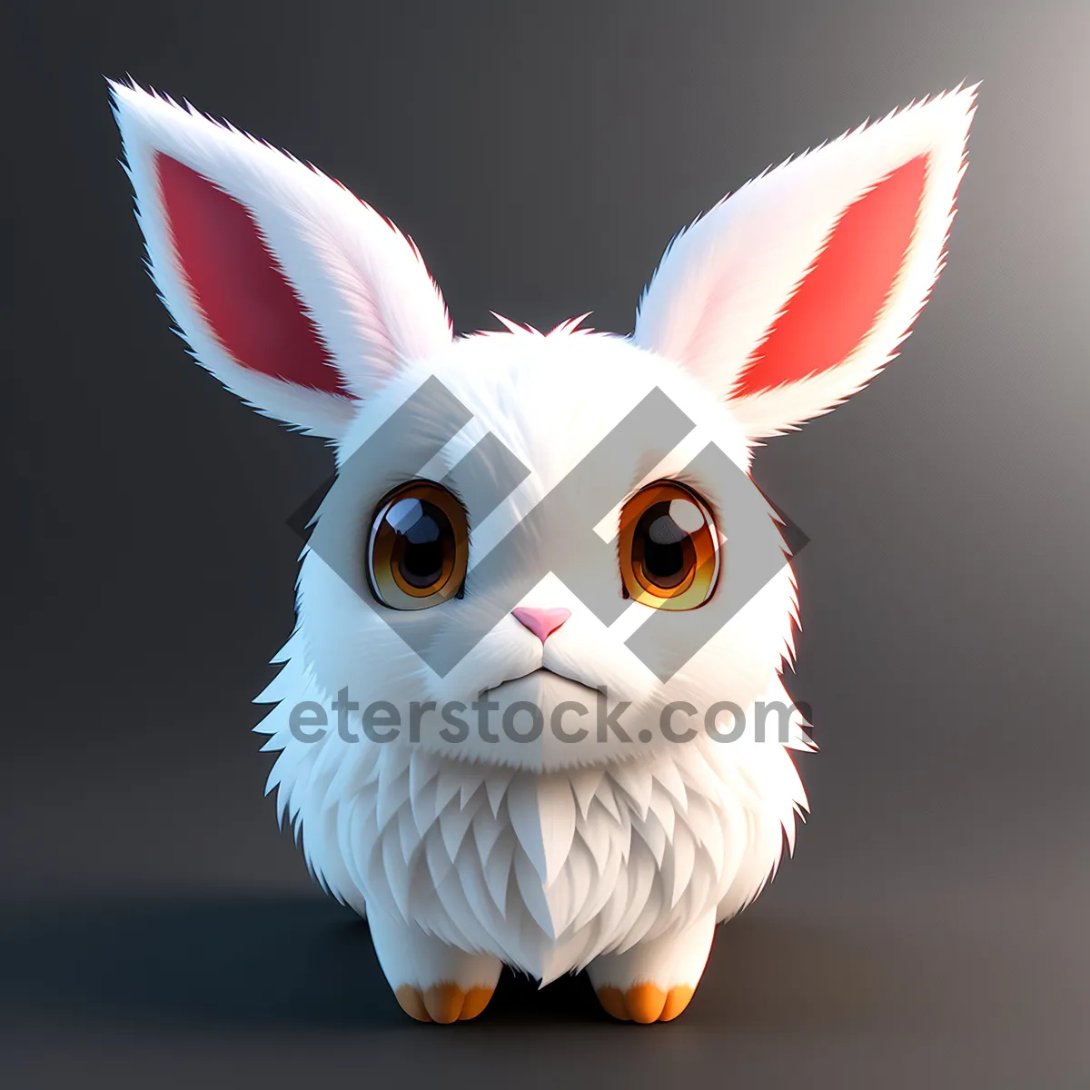 Picture of Fluffy Bunny Ear Portrait