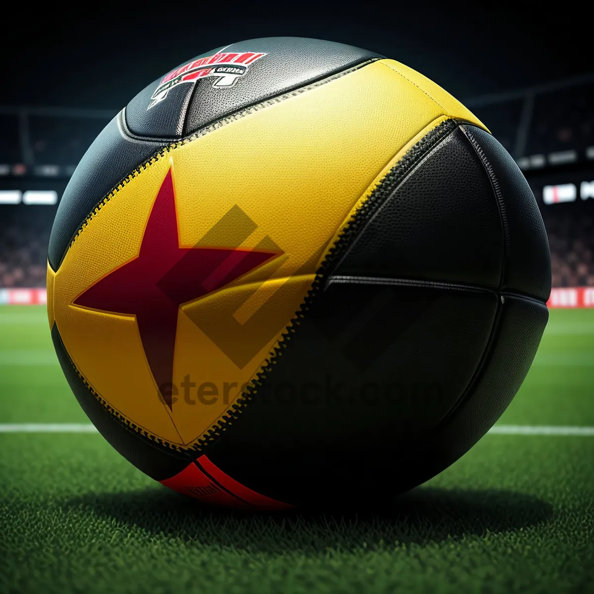 Picture of World Cup Soccer Ball in Championship Match