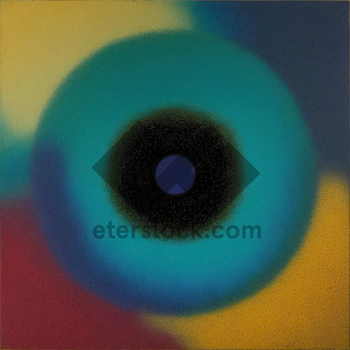 Picture of Disco Groove: 3D Black Compact Disk with Vibrant Sound