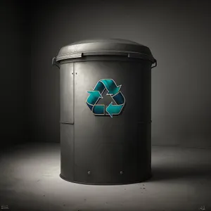 Bin Object: Efficient Ashcan Garbage Container