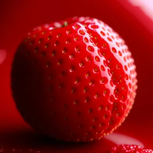 Juicy Strawberry: Fresh and Tasty Golf Ball of Vitamins