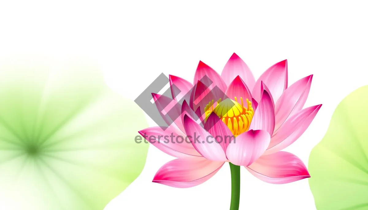 Picture of Colorful Lotus Floral Design Icon