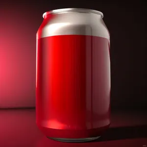 Glass jar filled with refreshing liquid drink