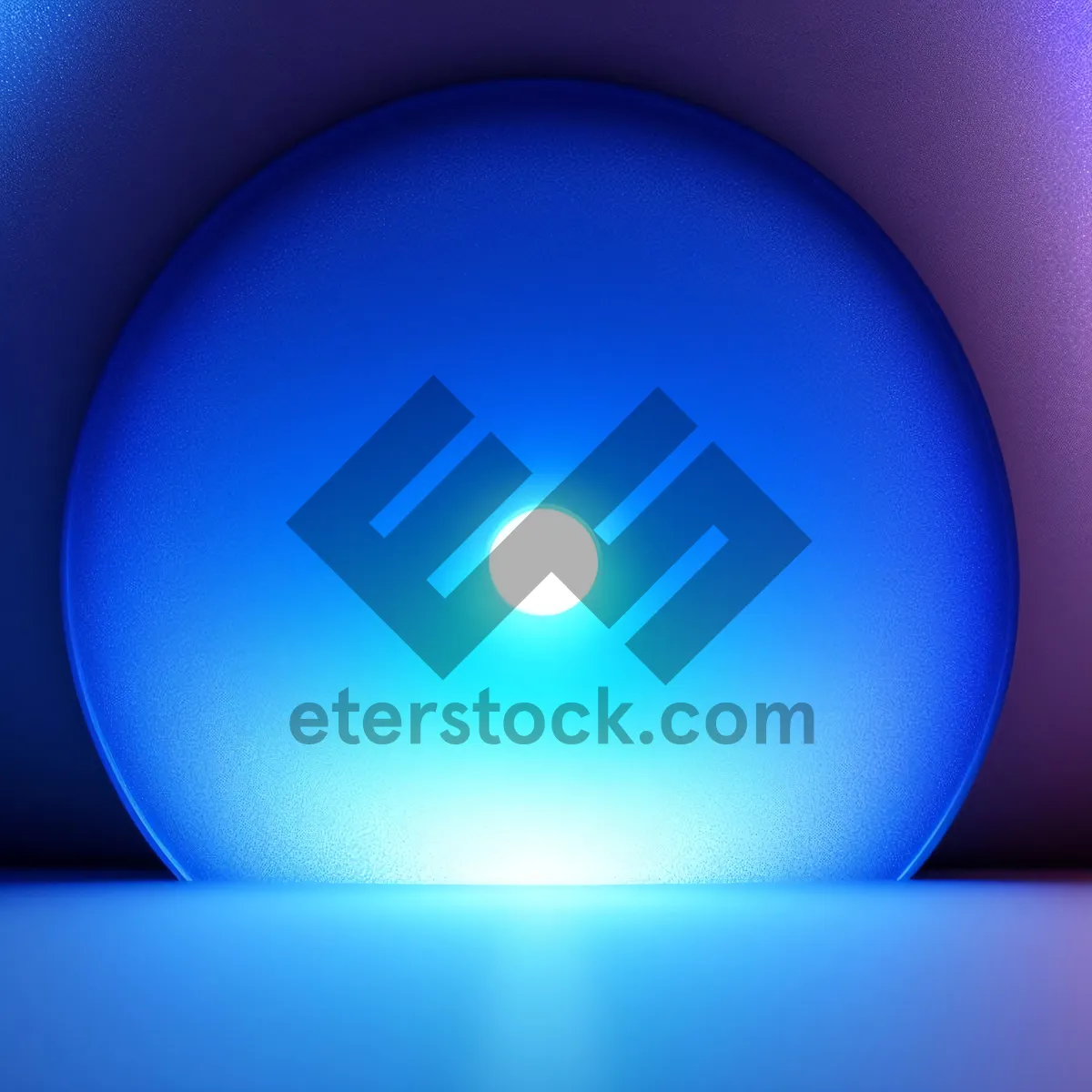 Picture of Glossy Shiny Glass Light Bulb Icon
