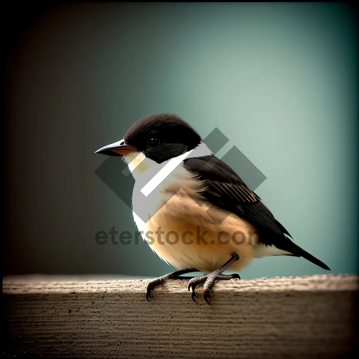 Picture of Snowy Sparrow perched on branch