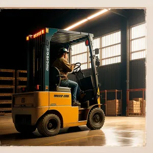 Heavy Duty Forklift in Industrial Transport