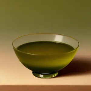 Hot Herbal Tea in Glass Cup
