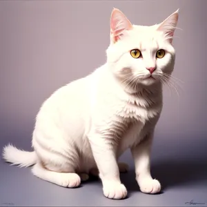 Furry Cuteness: Adorable Gray Kitty with Curious Eyes