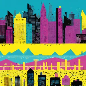 Urban Concept: Modern Abstract Cityscape Design