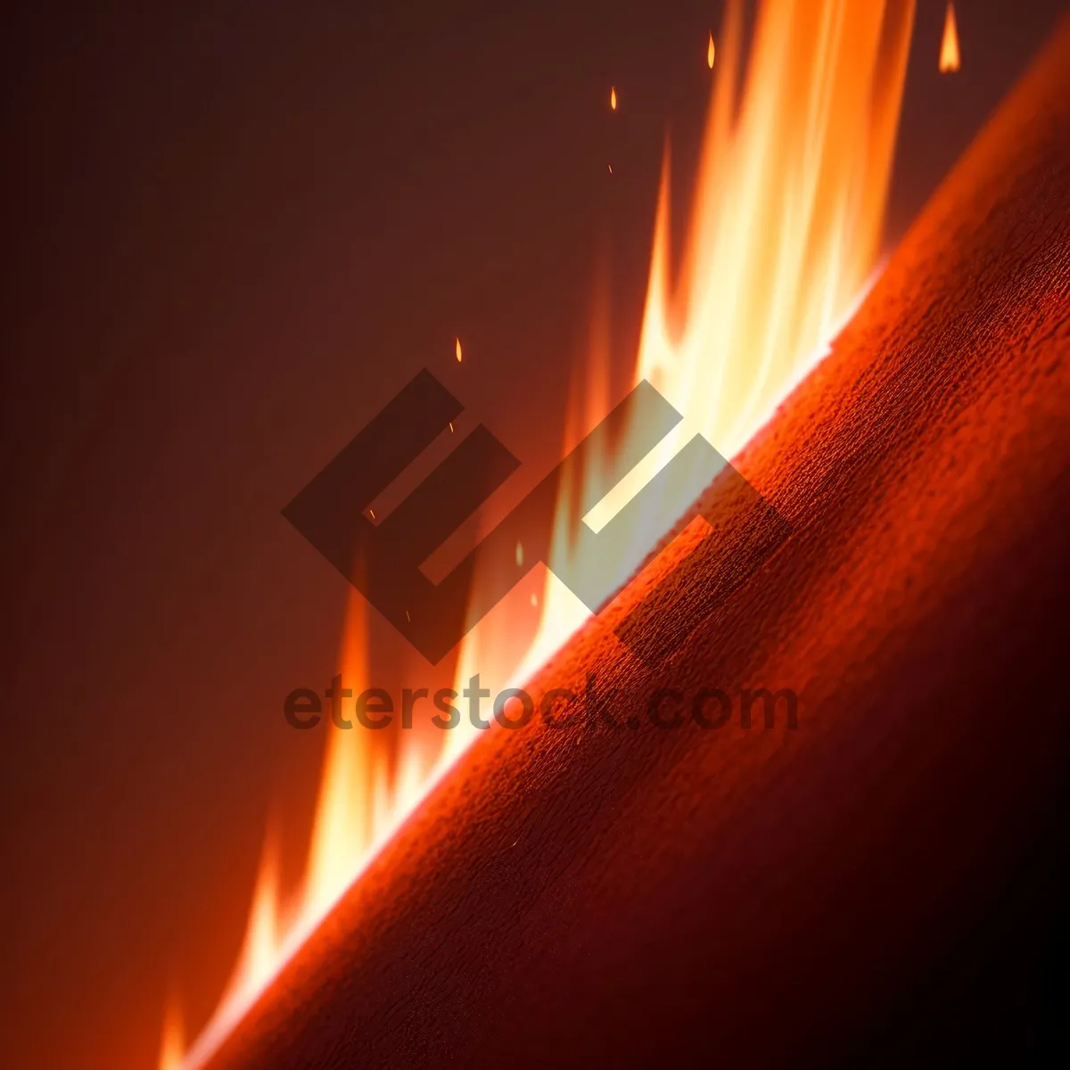 Picture of Fiery Glow: Matches Igniting a Bright Flame