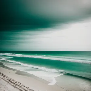 Serene Seascape: Tropical Beach Paradise