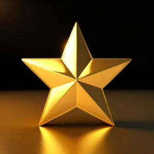 Sparkling Star-shaped Gem Icon with Decorative Design.