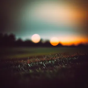 Vibrant Sunset Over the Horizon
