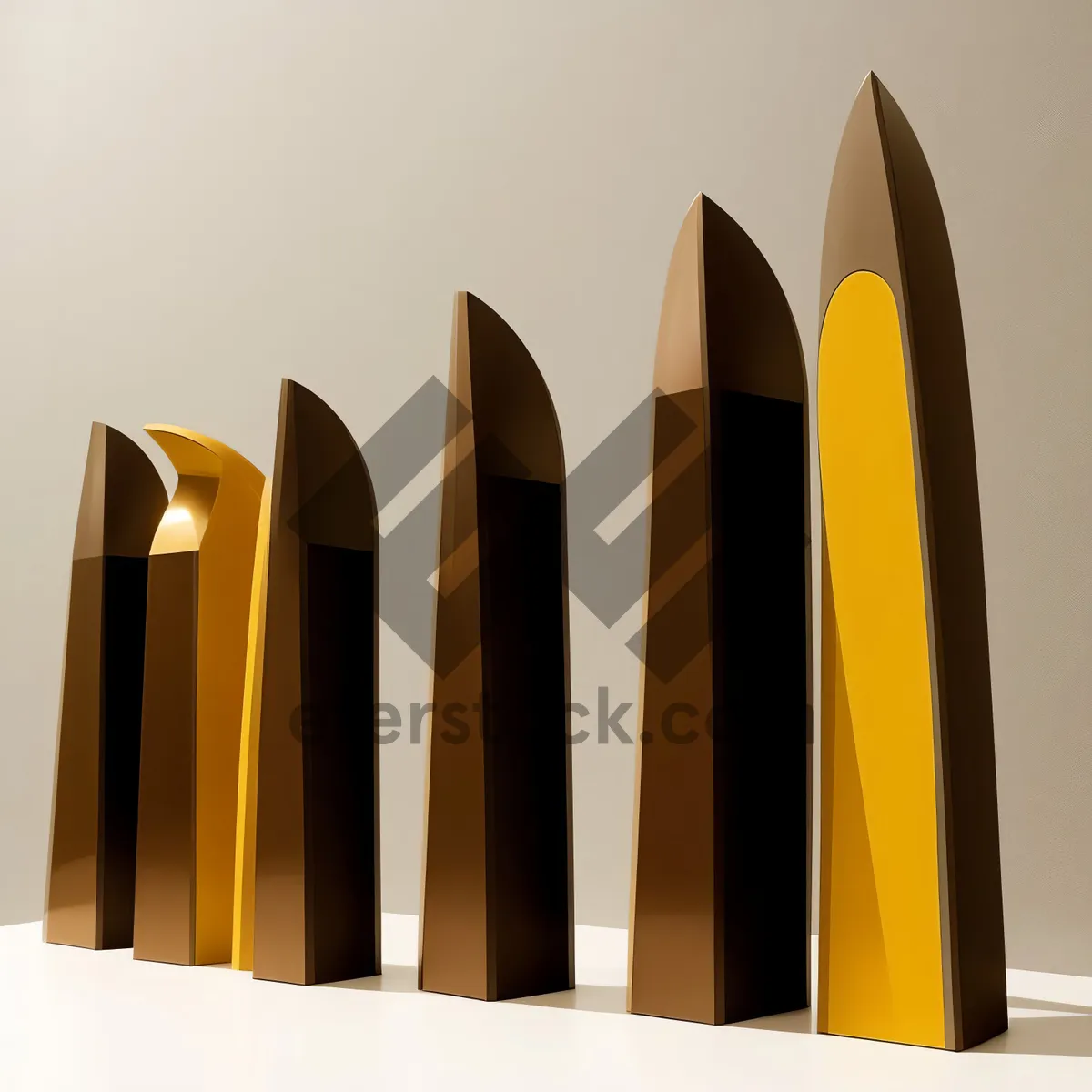 Picture of Vibrant Rainbow Colored Pencils for Creative Designs