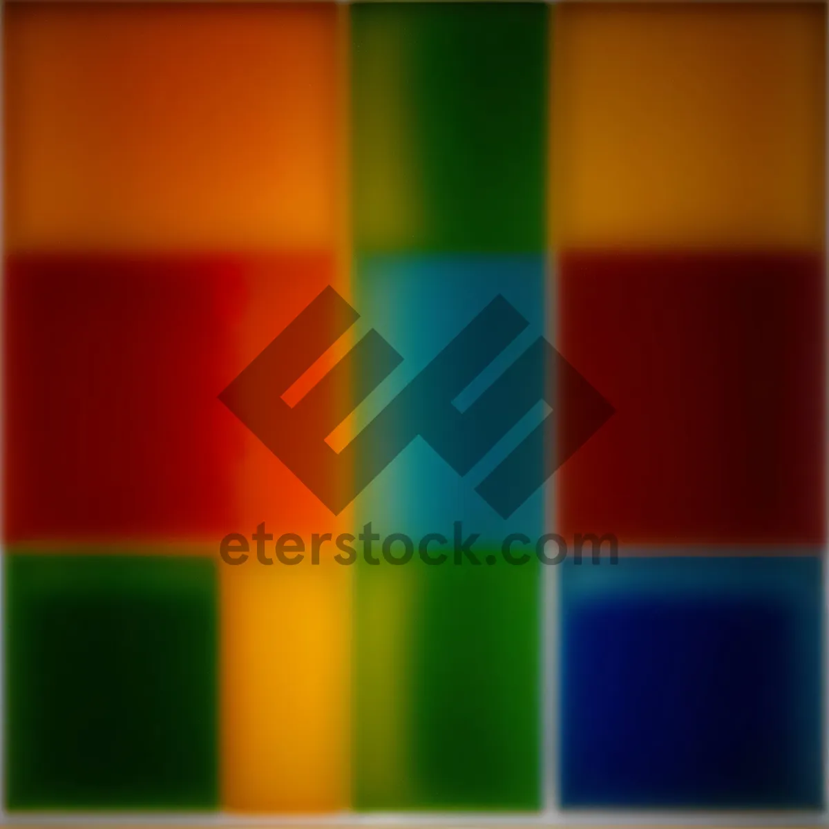 Picture of Colorful School Supplies on Wood Desk