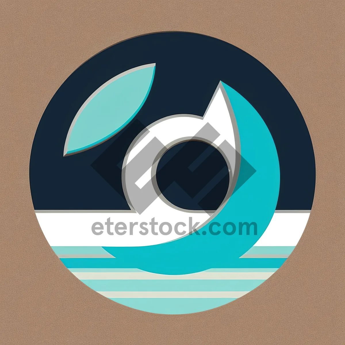 Picture of Shiny Black CD Icon with Reflection