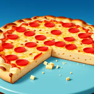 Delicious Pepperoni Pizza Slice - Gourmet Fast Food