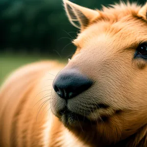 Adorable Golden Retriever Puppy in the Grass