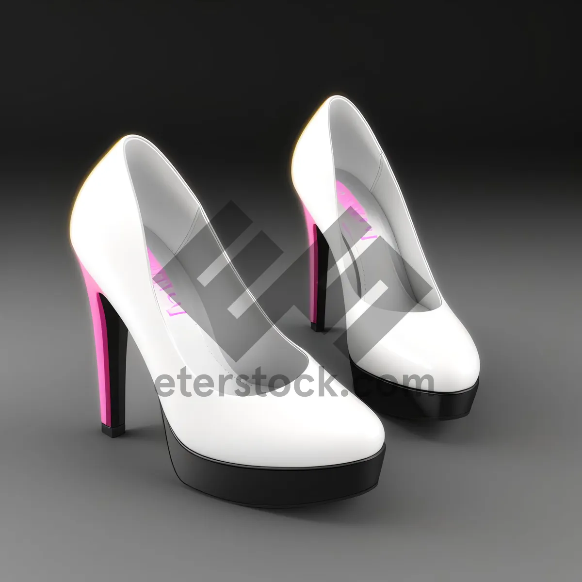 Picture of Arctic-inspired 3D shoe fashion at boutique