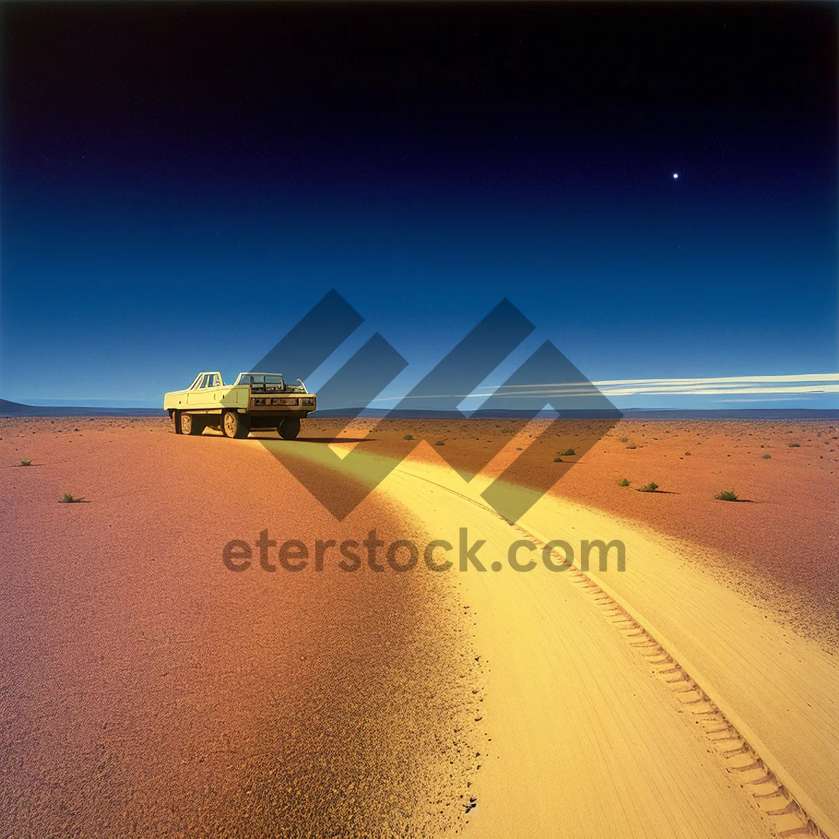 Picture of Golden Dunes at Sunset