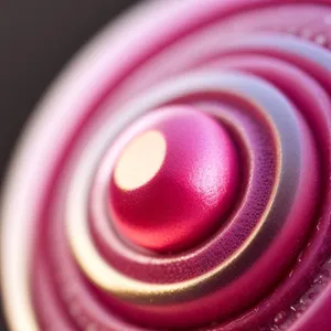 Colorful Curves: Vibrant Purple Onion Vegetable Design